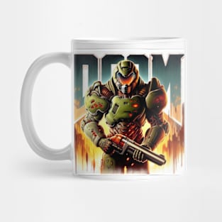 Doom Guy Blood Tiedie Mug